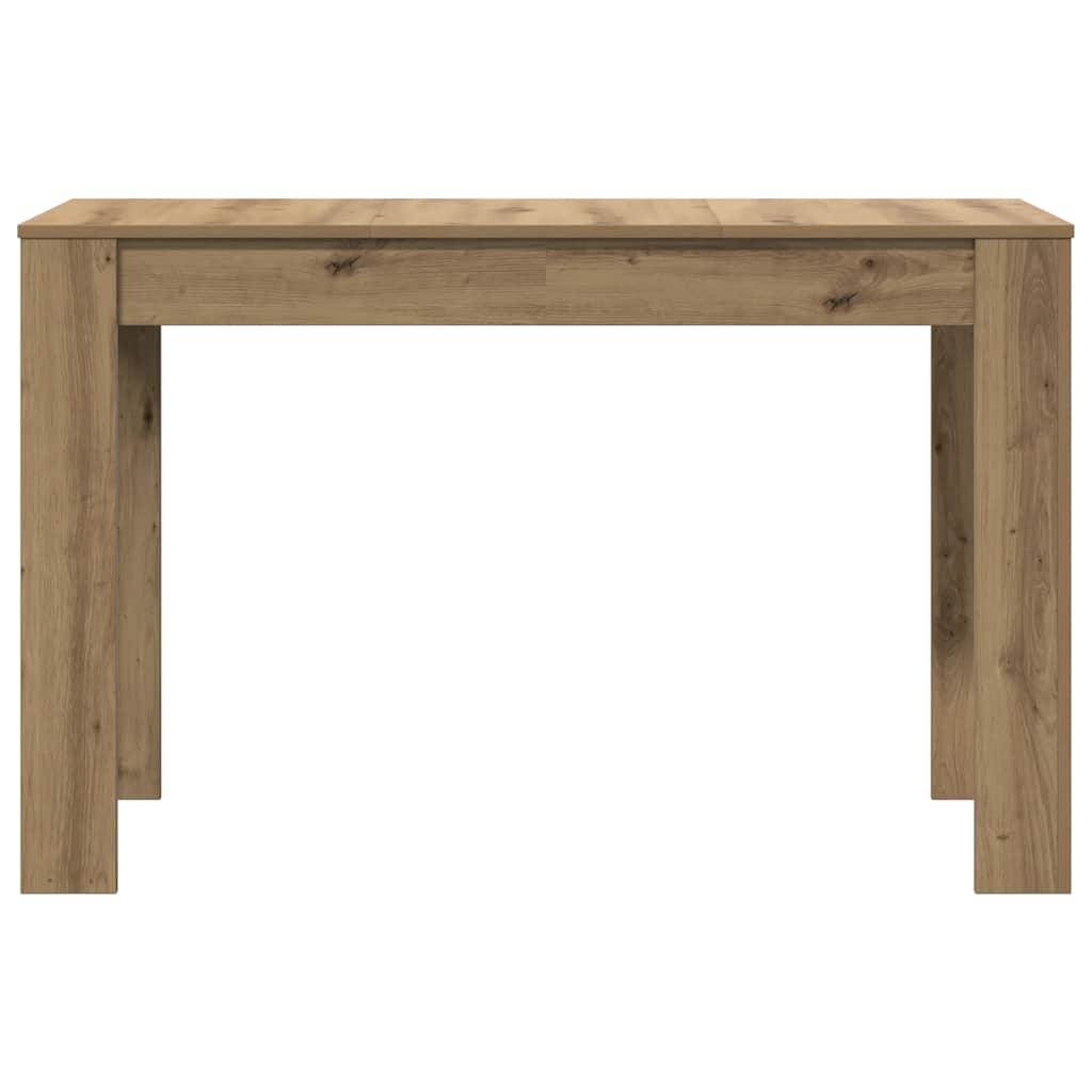Tavolo da Pranzo Rovere Artigianale 120x60x76 cm in Truciolato | homemem39