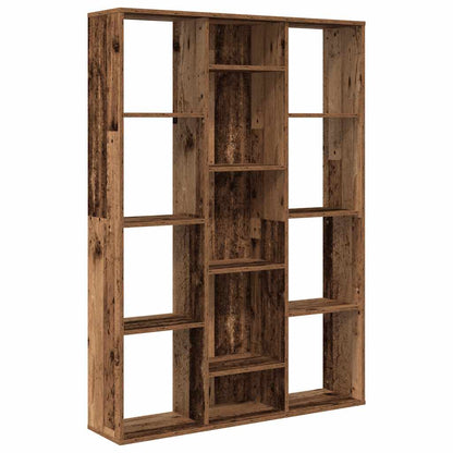 Libreria/Divisorio Legno Vecchio 100x24x140 cm in Truciolato - homemem39