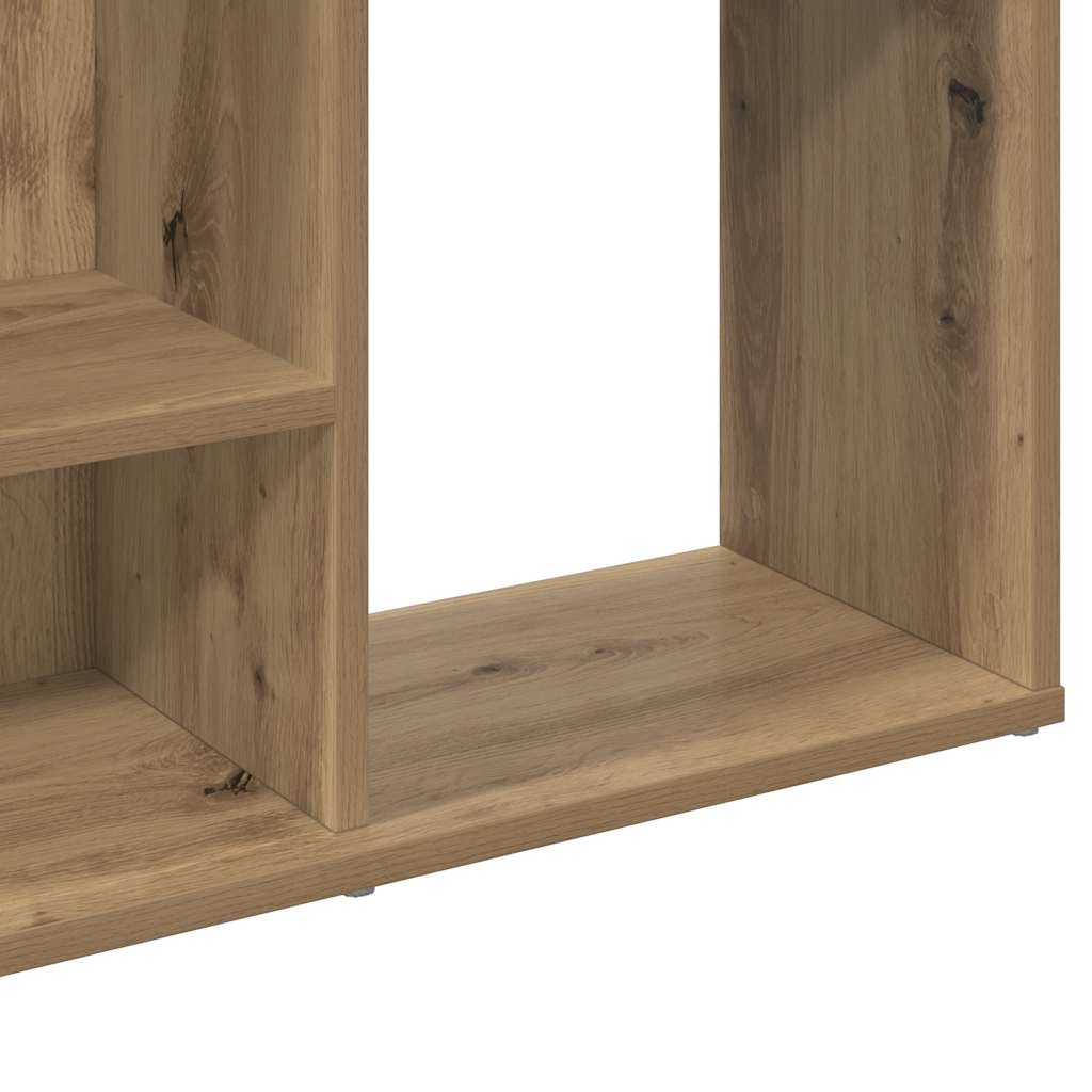 Libreria/Divisorio Rovere Artigianale 100x24x140 cm Truciolato - homemem39