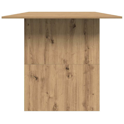Tavolo da Pranzo Rovere Artigianale 180x90x76 cm in Truciolato