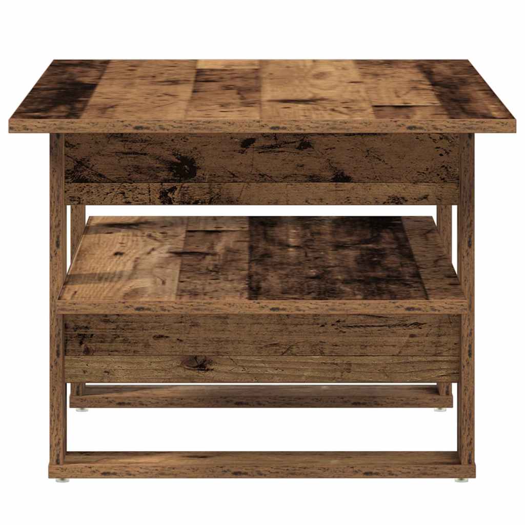 Tavolino da Salotto Legno Antico 102x55x42 cm Legno Multistrato | homemem39