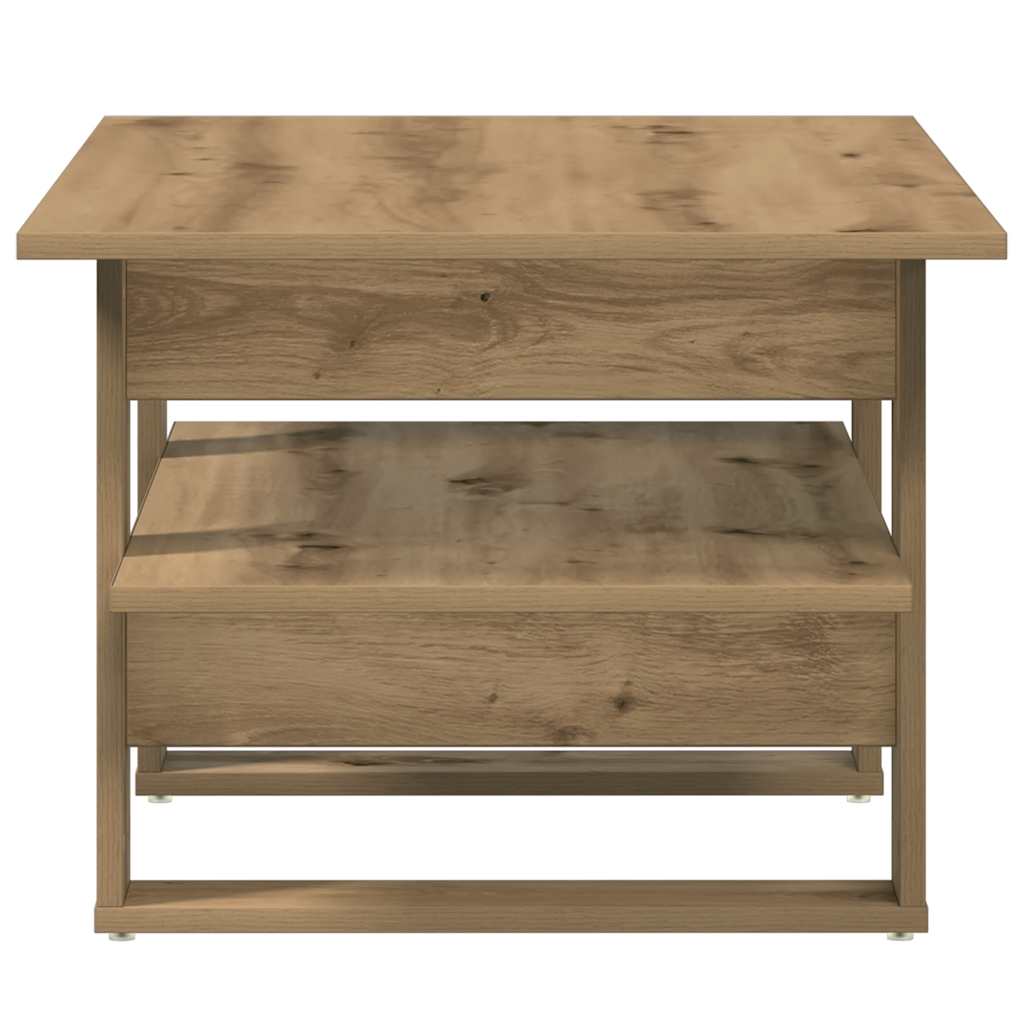 Tavolino Salotto Rovere Artigianale 102x55x42 cm Multistrato | homemem39