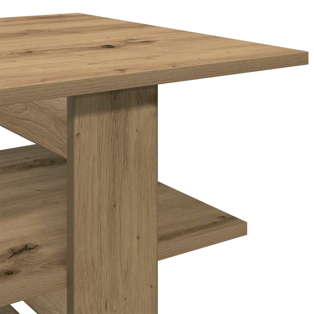 Tavolino Salotto Rovere Artigianale 102x55x42 cm Multistrato | homemem39