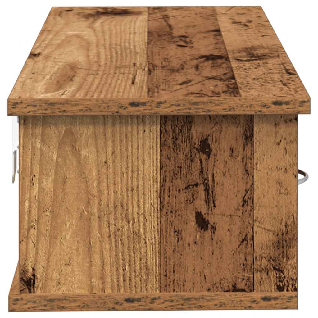 Armadietto a Muro Legno Antico 60x26x18,5 cm in Truciolato | homemem39