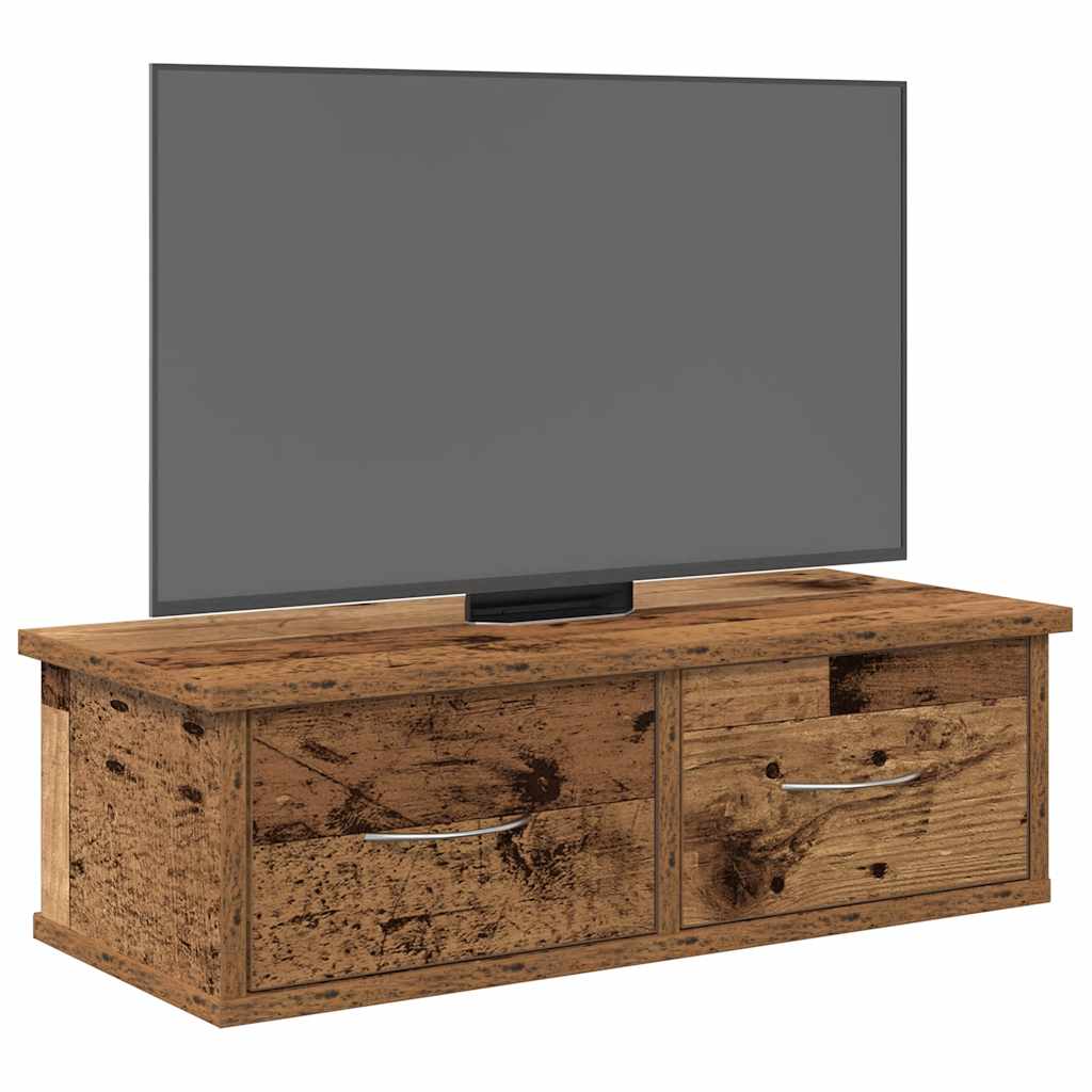 Armadietto a Muro Legno Antico 60x26x18,5 cm in Truciolato | homemem39