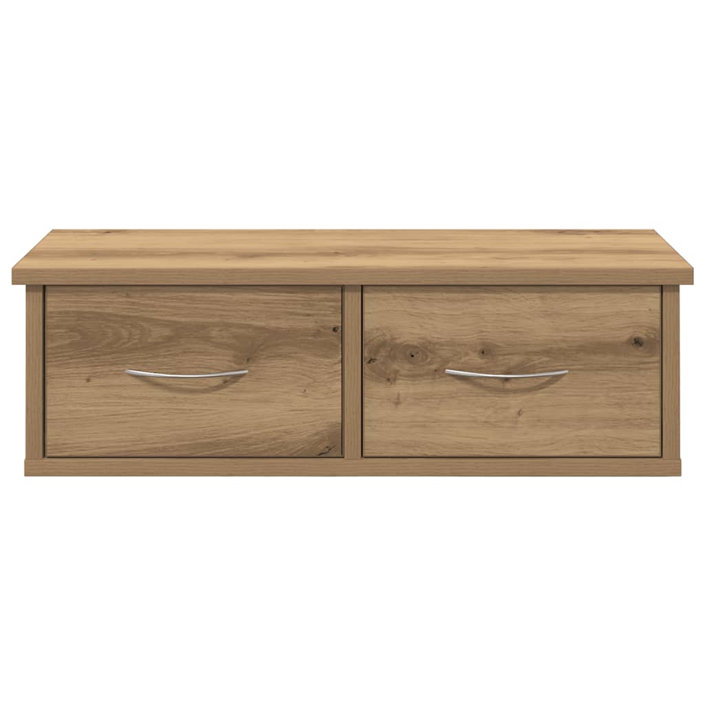 Armadietto a Muro Rovere Artigianale 60x26x18,5cm in Truciolato | homemem39