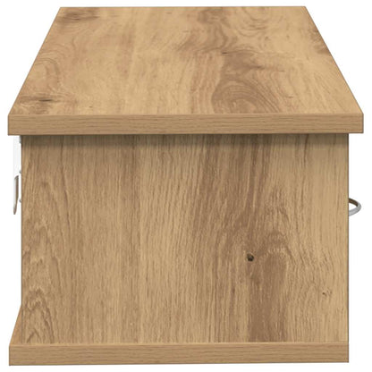 Armadietto a Muro Rovere Artigianale 60x26x18,5cm in Truciolato | homemem39