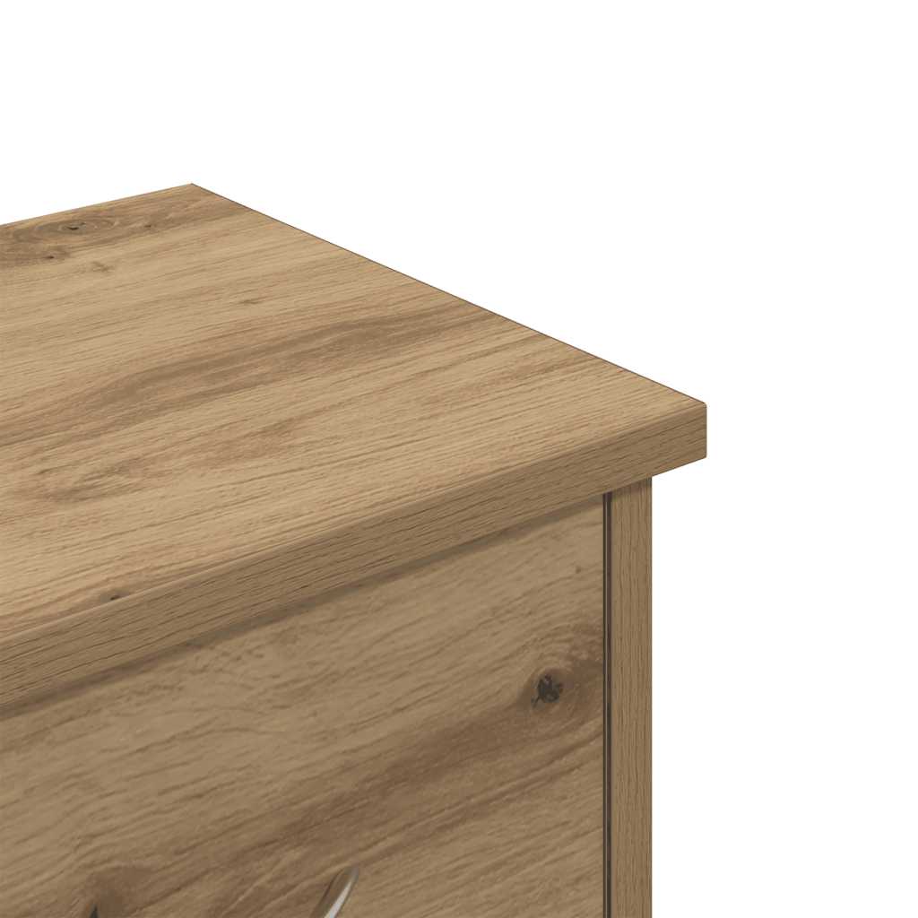 Armadietto a Muro Rovere Artigianale 60x26x18,5cm in Truciolato | homemem39