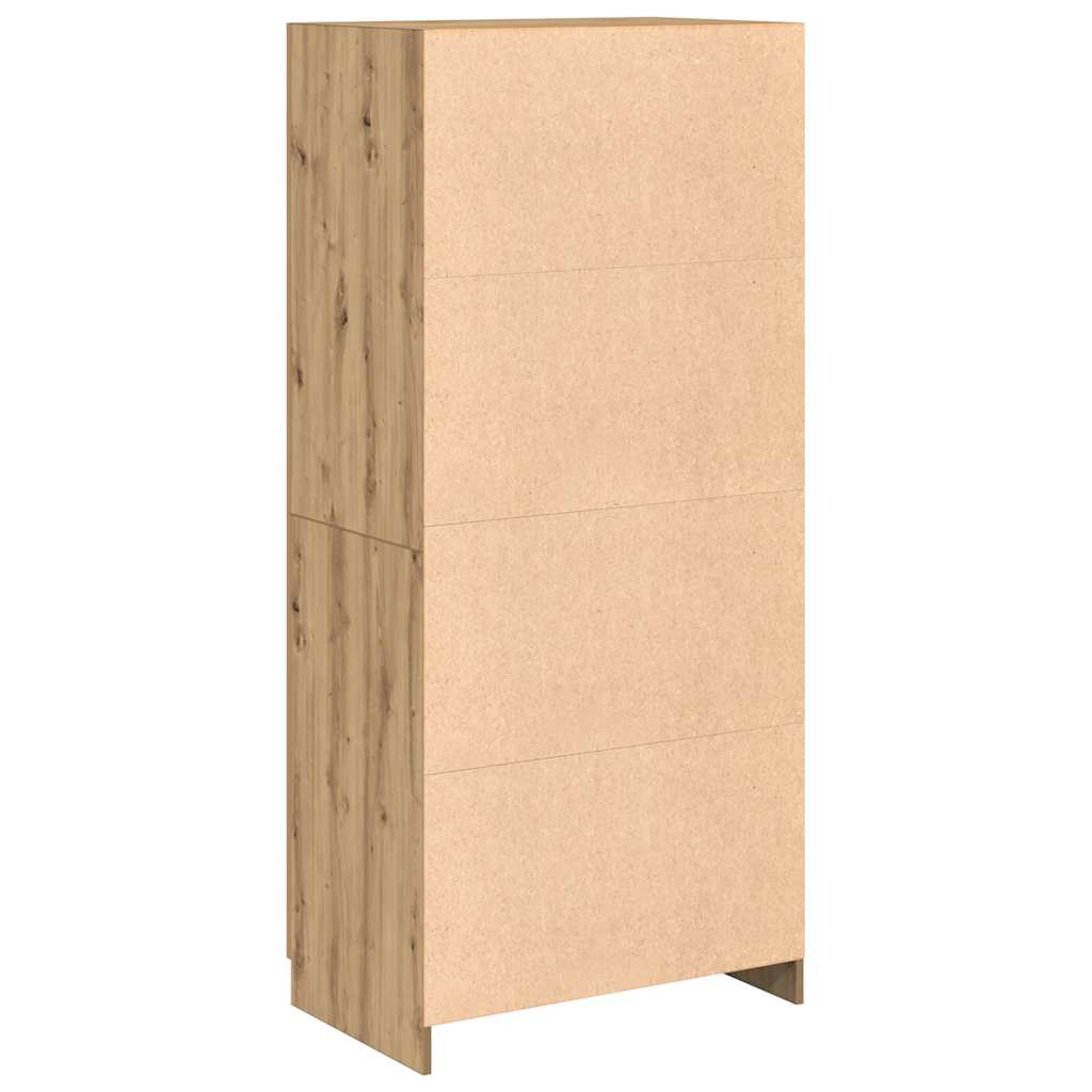 Armadio Rovere Artigianale 80x52x180 cm in Legno Multistrato - homemem39