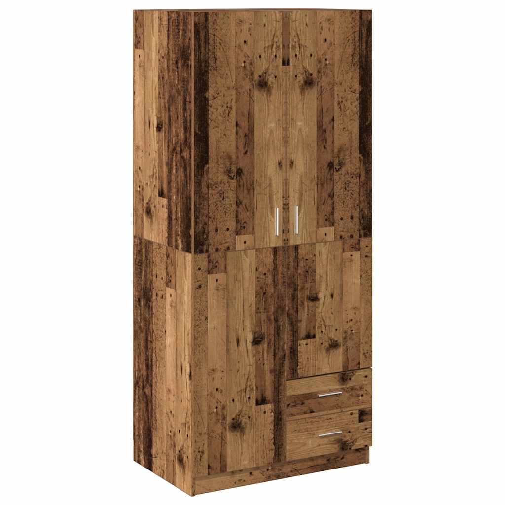 Armadio Legno Antico 80x52x180 cm in Truciolato