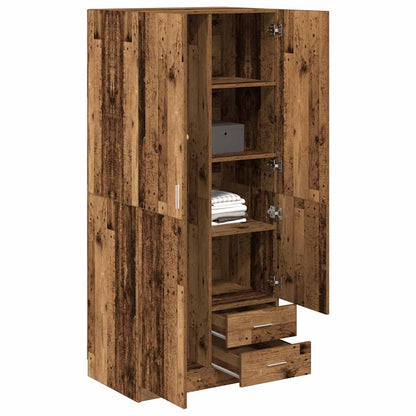 Armadio Legno Antico 80x52x180 cm in Truciolato - homemem39