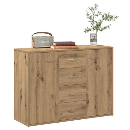 Credenza Rovere Artigianale 88x30x64 cm in Legno Multistrato - homemem39