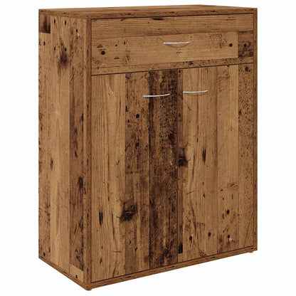 Credenza Legno Antico 60x30x75 cm in Legno Multistrato - homemem39
