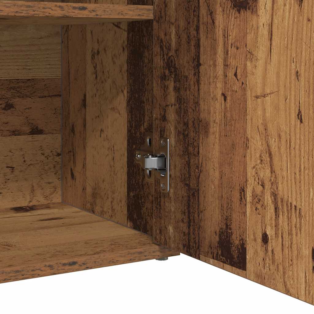 Credenza Legno Antico 60x30x75 cm in Legno Multistrato - homemem39