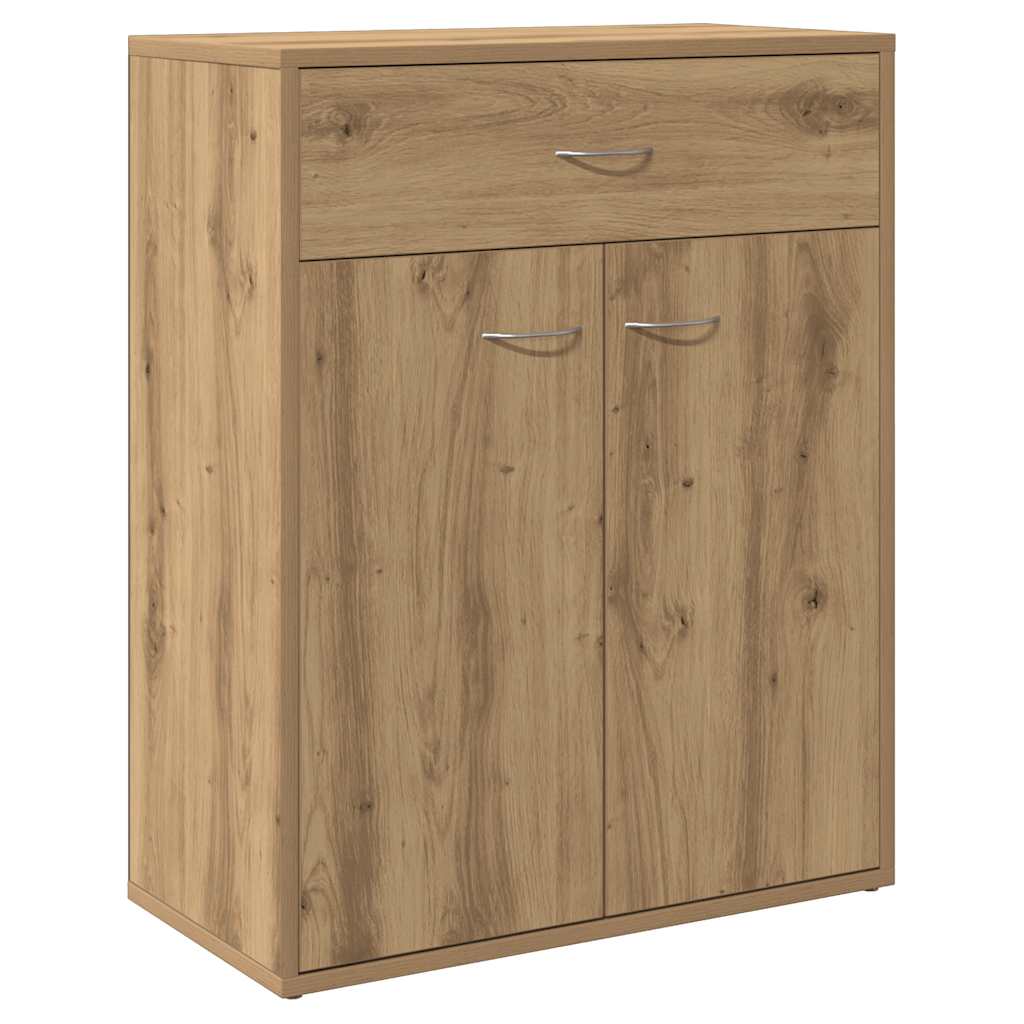 Credenza Rovere Artigianale 60x30x75 cm in Legno Multistrato - homemem39