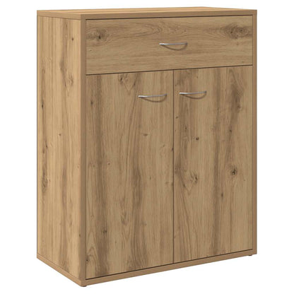 Credenza Rovere Artigianale 60x30x75 cm in Legno Multistrato - homemem39