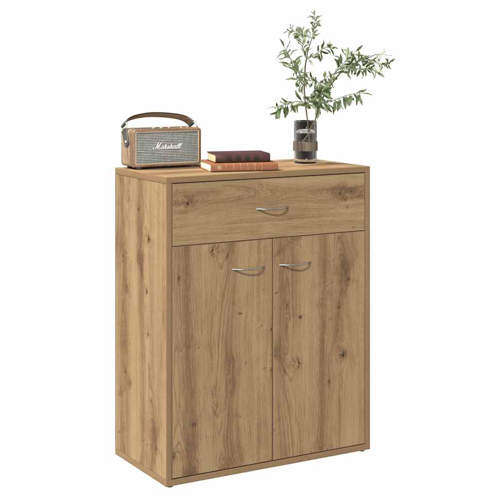 Credenza Rovere Artigianale 60x30x75 cm in Legno Multistrato - homemem39