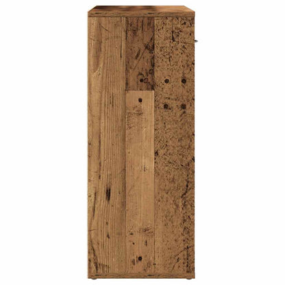 Credenza Legno Antico 60x30x75 cm in Legno Multistrato - homemem39