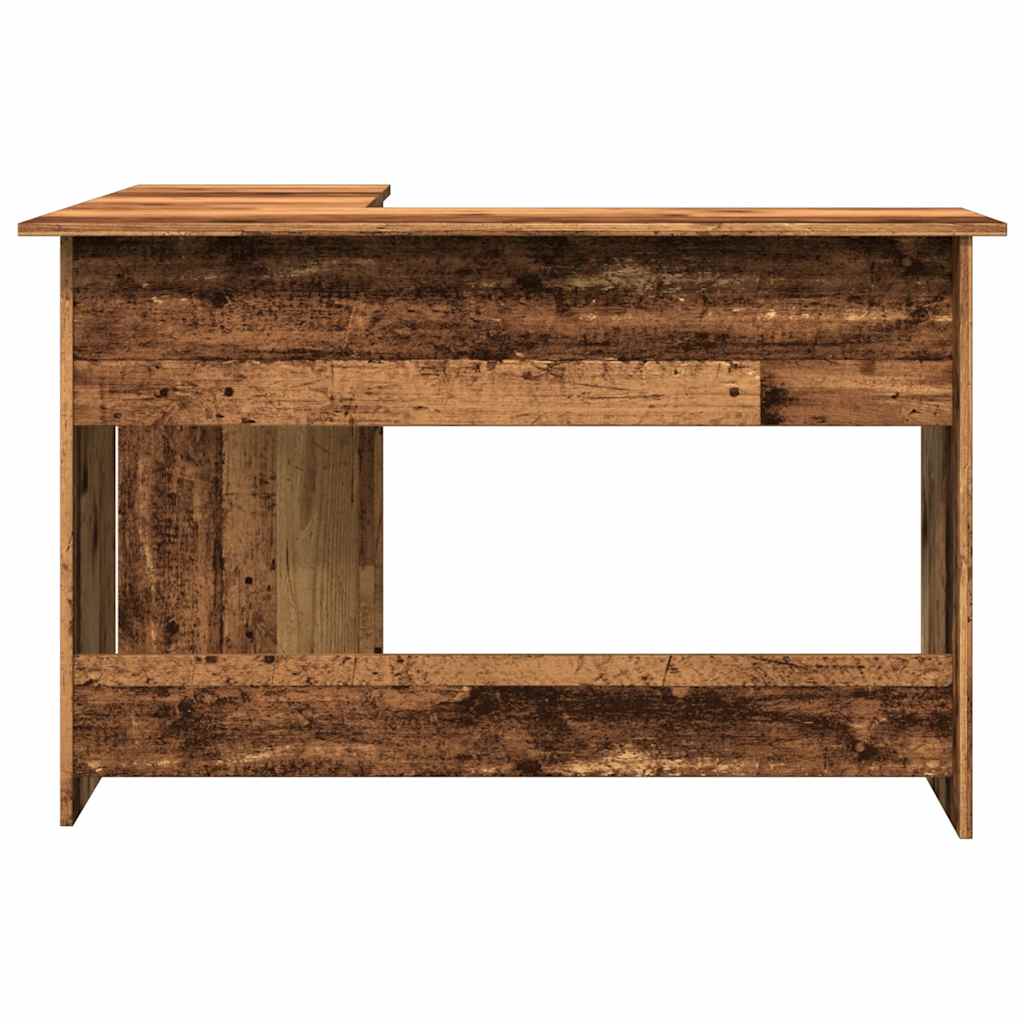 Scrivania Angolare Legno Antico 120x140x75 cm Legno Multistrato - homemem39