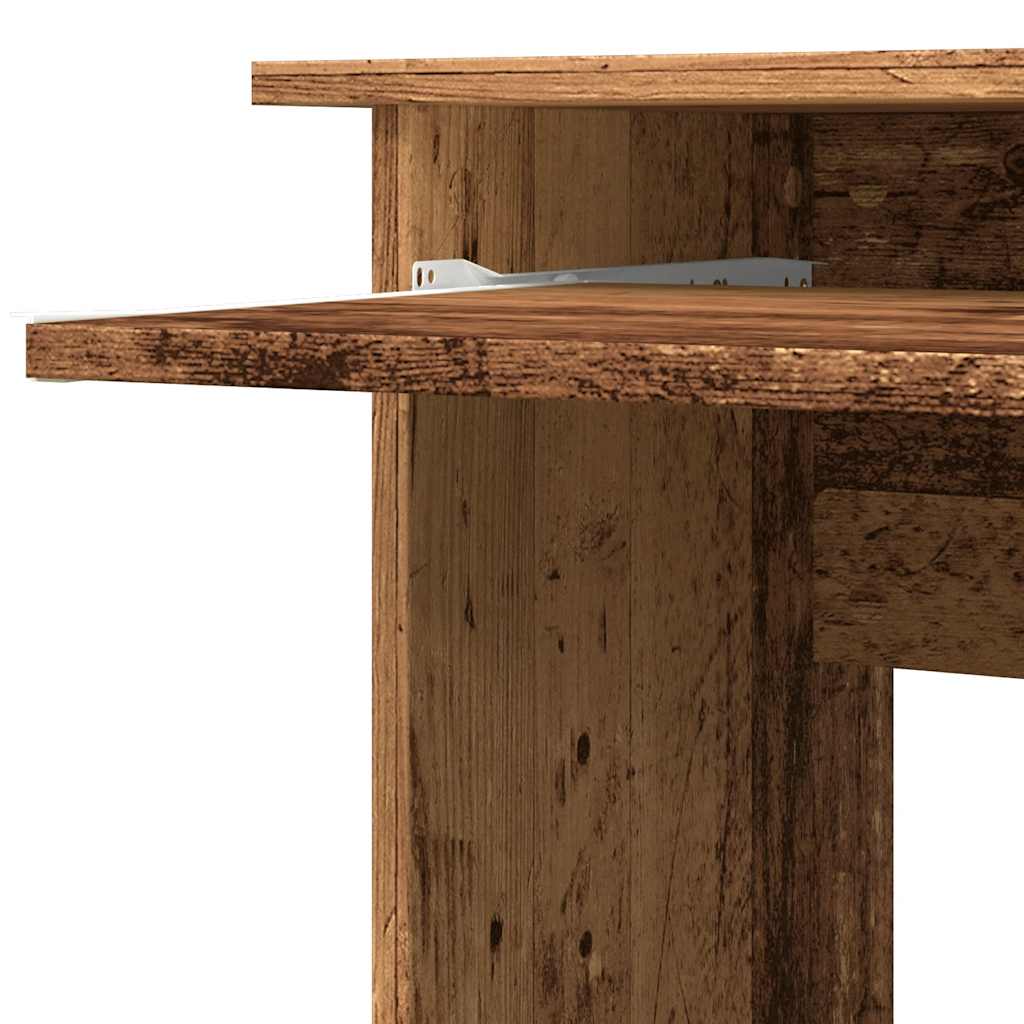 Scrivania Angolare Legno Antico 120x140x75 cm Legno Multistrato - homemem39