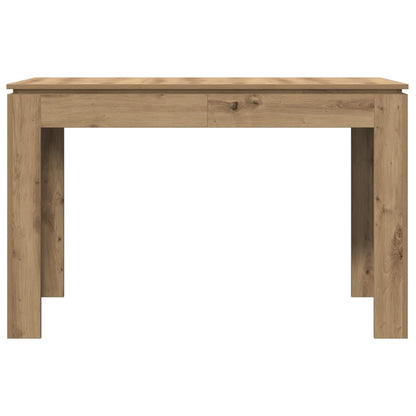 Tavolo da Pranzo Rovere Artigianale 120x60x76 cm in Truciolato
