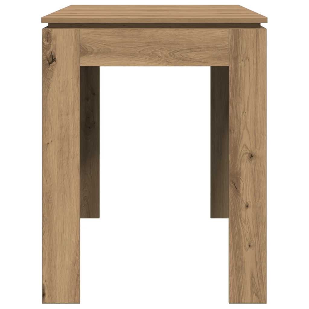 Tavolo da Pranzo Rovere Artigianale 120x60x76 cm in Truciolato | homemem39