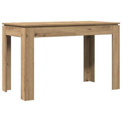 Tavolo da Pranzo Rovere Artigianale 120x60x76 cm in Truciolato | homemem39