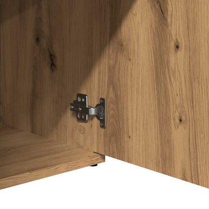 Credenza Rovere Artigianale 91x29,5x75 cm in Legno Multistrato - homemem39