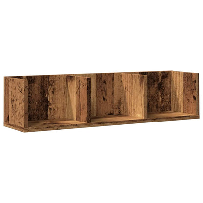 Scaffale Porta CD a Parete Antico 75x18x18 cm Legno Multistrato | homemem39