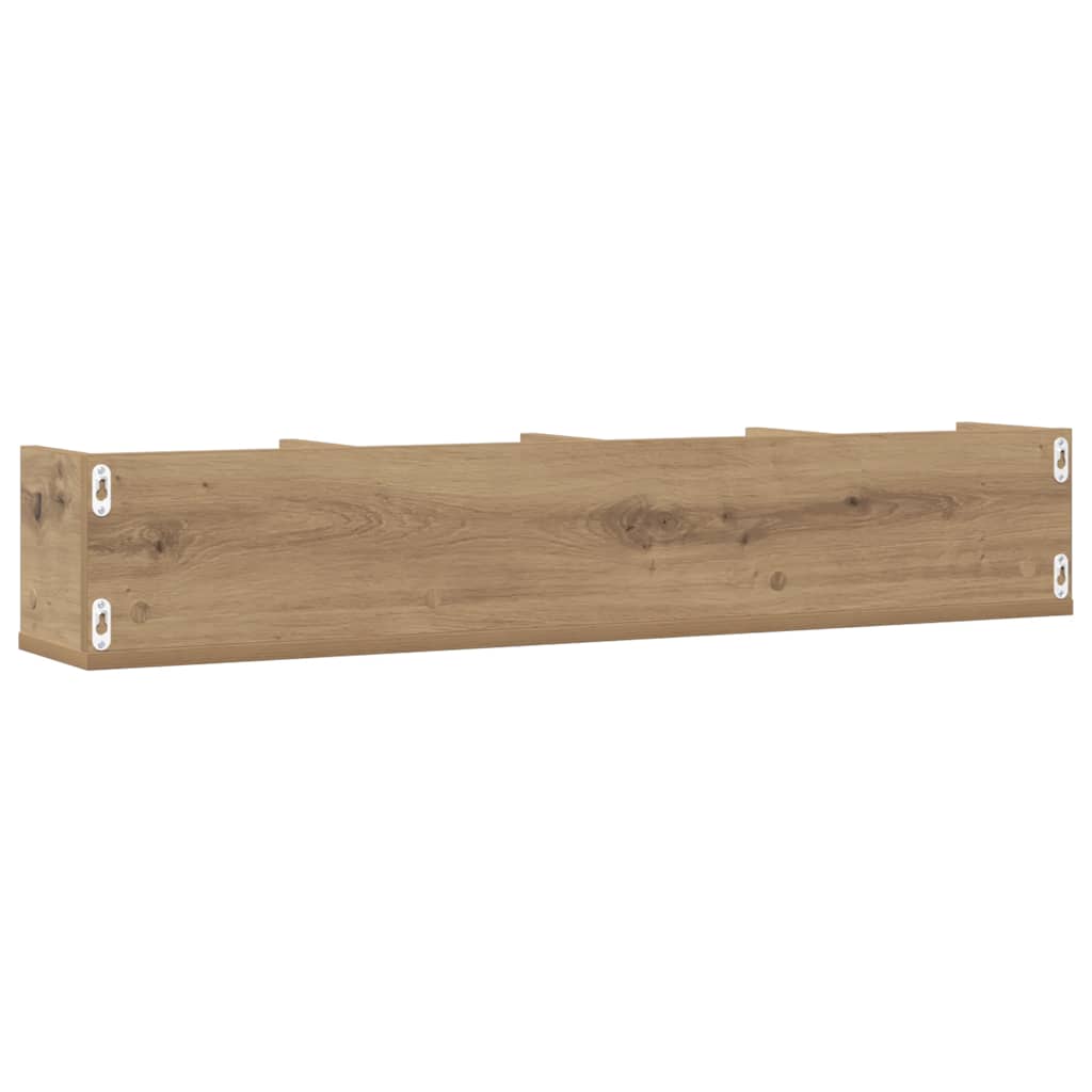 Mensola a Muro CD Artigianale 100x18x18 cm Legno Multistrato | homemem39