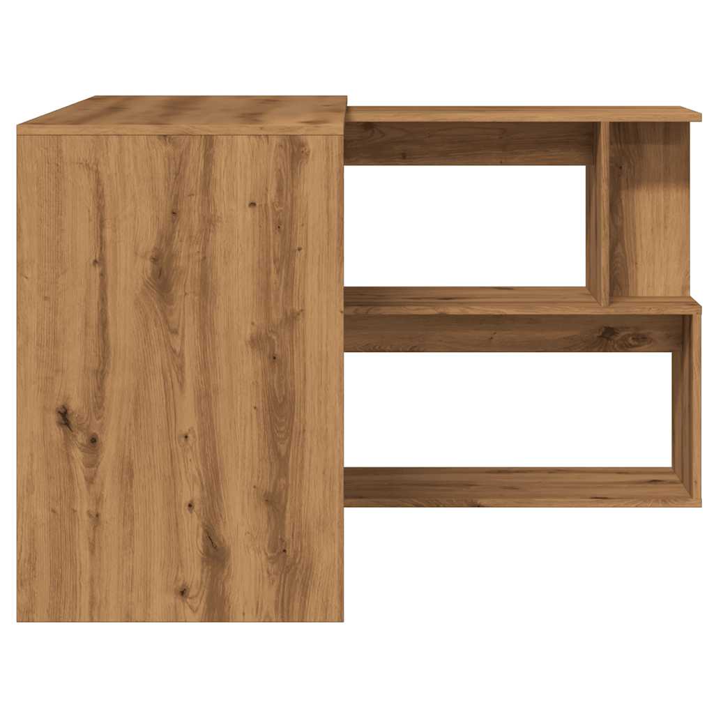 Scrivania Angolo Rovere Artigianale 200,5x50x76 cm Truciolato - homemem39