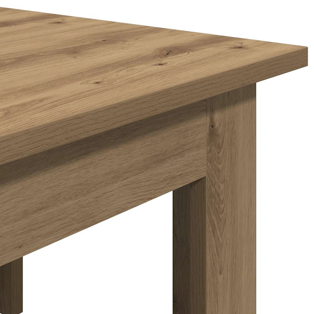 Tavolino da Salotto Artigianale 100x60x42 cm Legno Multistrato | homemem39