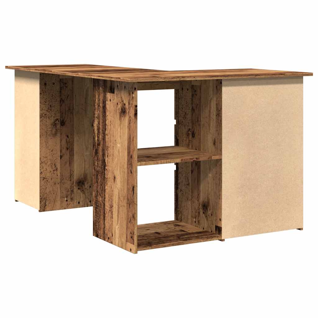 Scrivania ad Angolo Legno Vecchio 145x100x76 cm Truciolato | homemem39