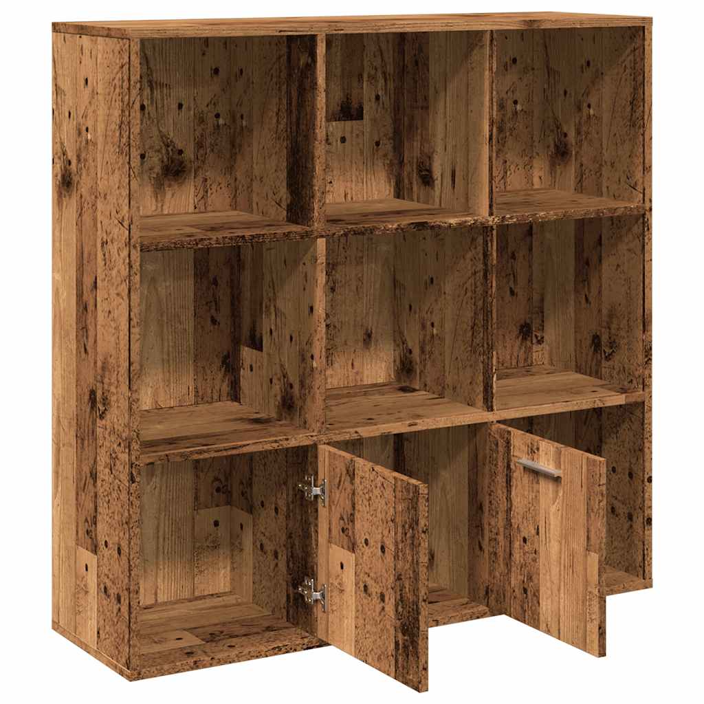 Libreria Legno Antico 98x29x97,5 cm in Legno Multistrato | homemem39