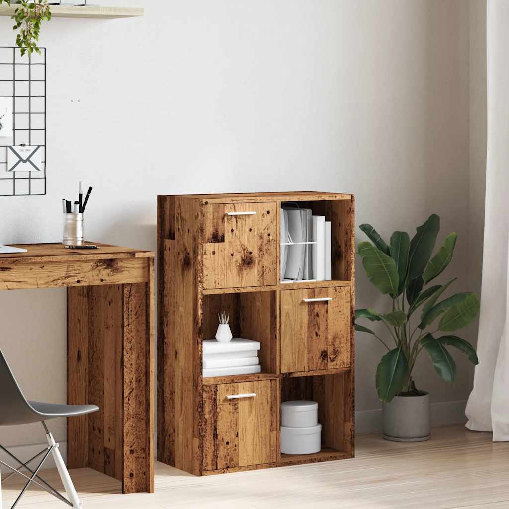 Libreria Legno Antico 60,5x30x90 cm in Legno Multistrato | homemem39