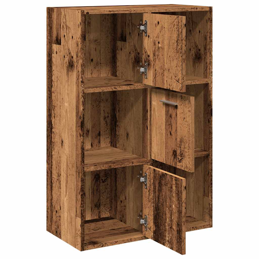Libreria Legno Antico 60,5x30x90 cm in Legno Multistrato | homemem39
