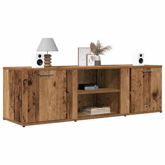 Mobile Porta TV Legno Antico 120x34x37 cm in Legno Multistrato