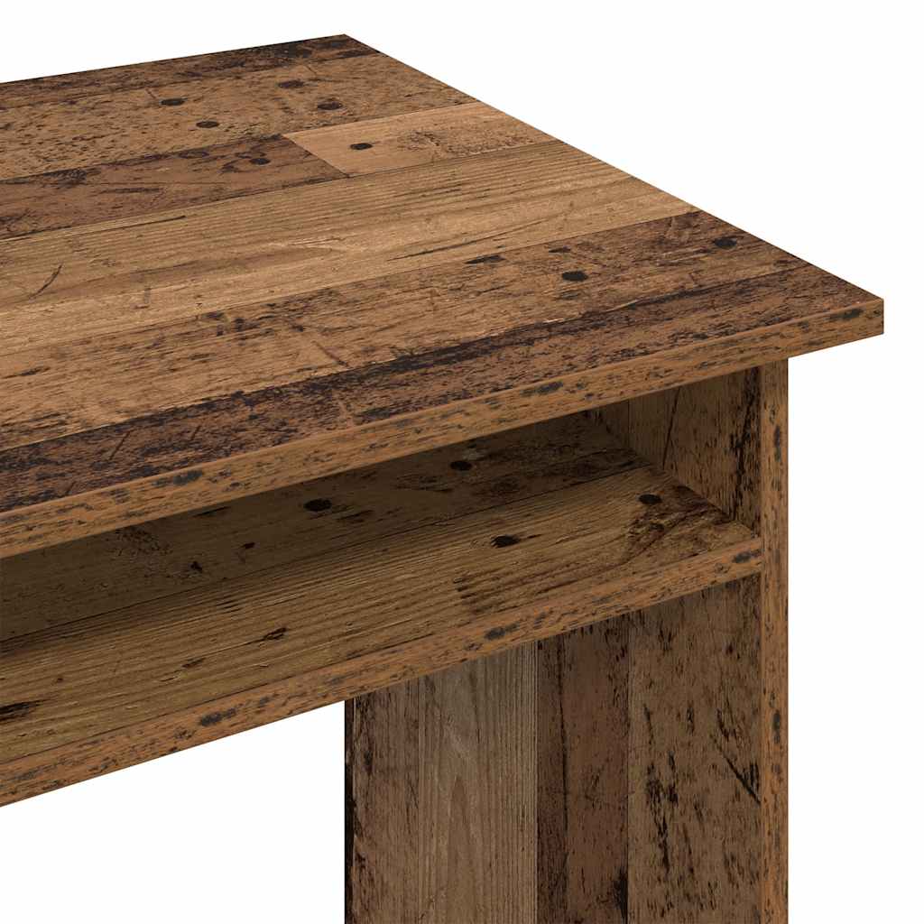 Scrivania Legno Antico 90x50x74 cm in Legno Multistrato - homemem39