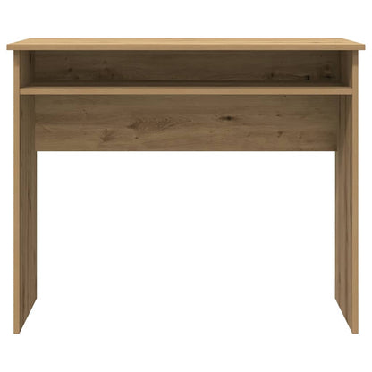Scrivania Rovere Artigianale 90x50x74 cm in Legno Multistrato - homemem39