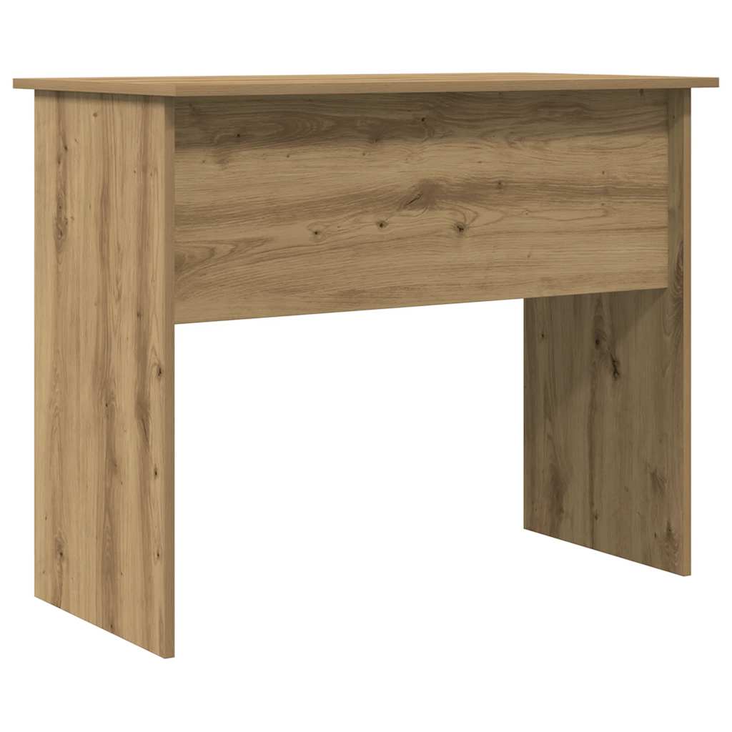 Scrivania Rovere Artigianale 90x50x74 cm in Legno Multistrato - homemem39