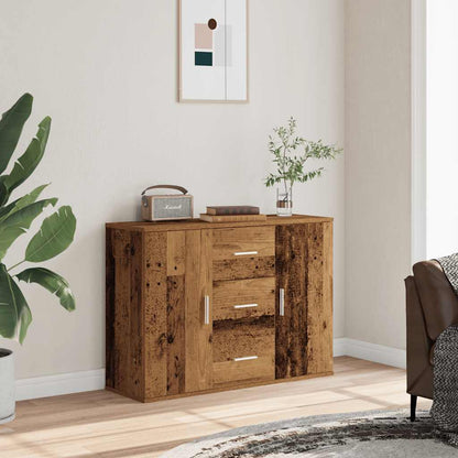 Credenza Legno Antico 90x29,5x65 cm in Legno Multistrato - homemem39