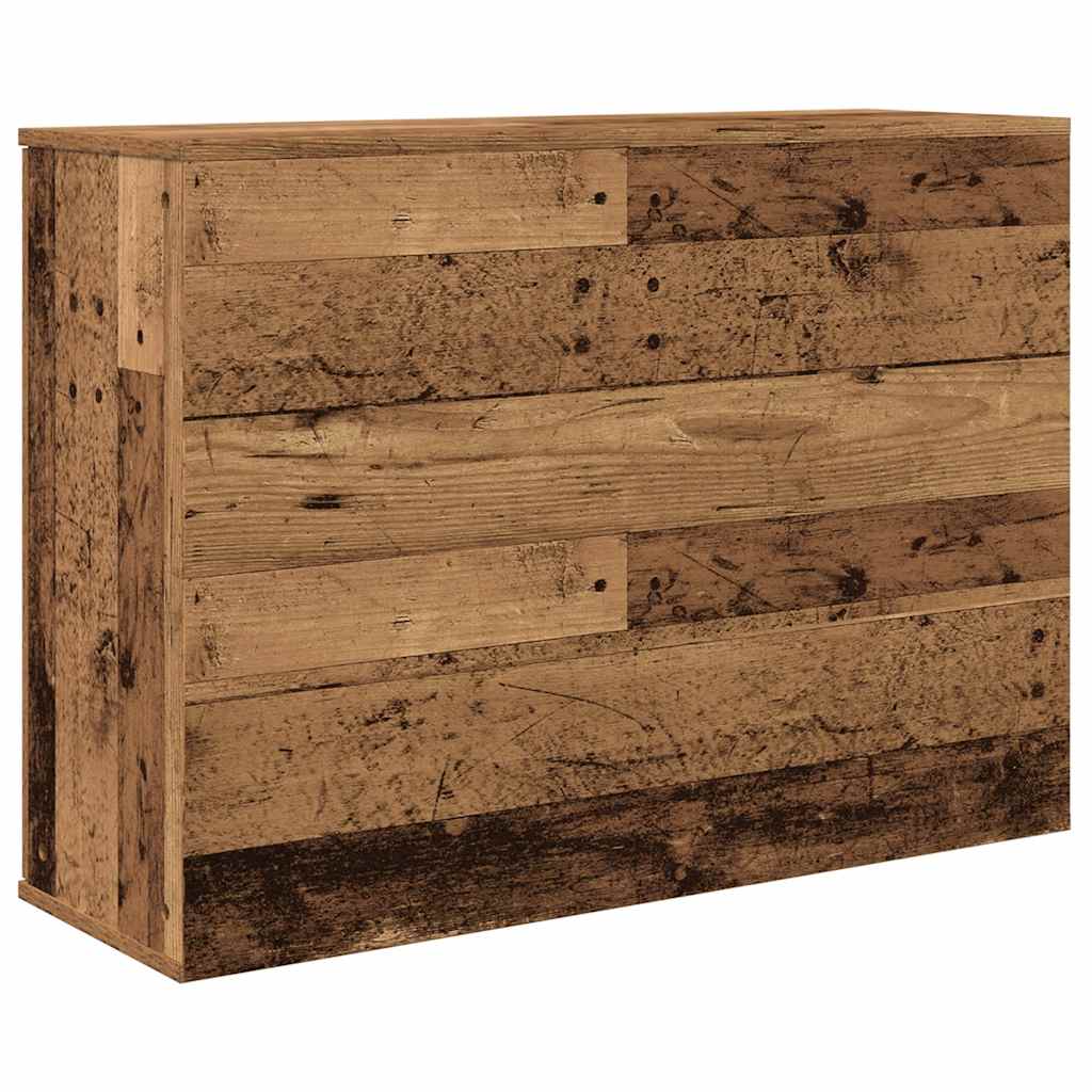 Credenza Legno Antico 90x29,5x65 cm in Legno Multistrato - homemem39
