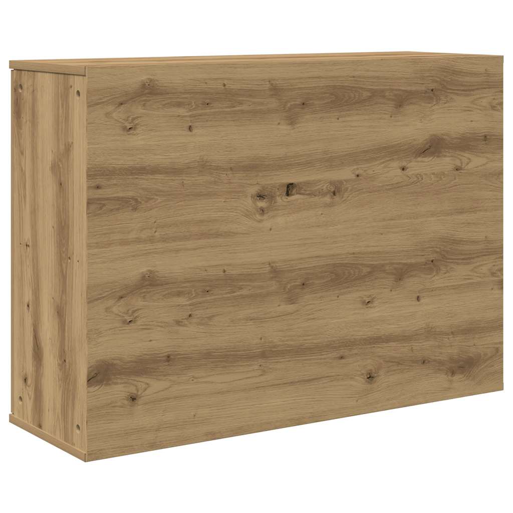 Credenza Rovere Artigianale 90x29,5x65 cm in Legno Multistrato - homemem39