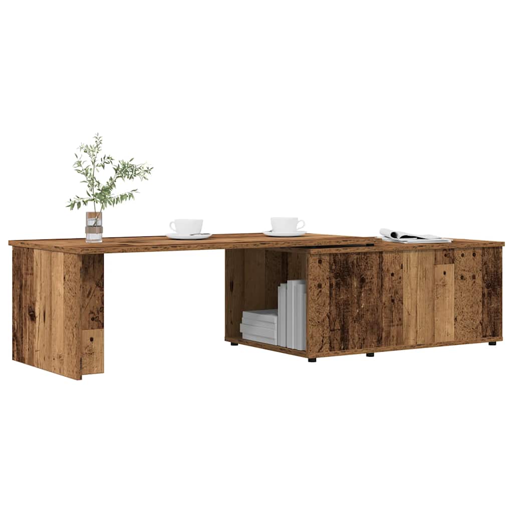 Tavolino da Salotto Legno Vecchio 150x50x35 cm Truciolato | homemem39