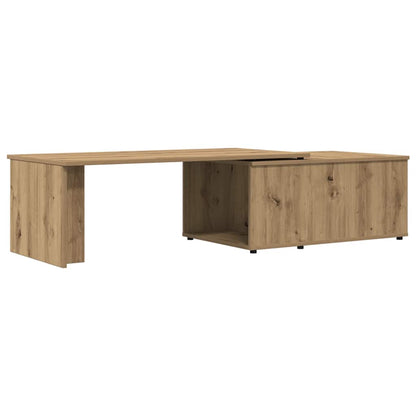 Tavolino da Salotto Rovere Artigianale 150x50x35 cm Truciolato