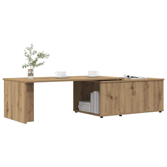 Tavolino da Salotto Rovere Artigianale 150x50x35 cm Truciolato | homemem39