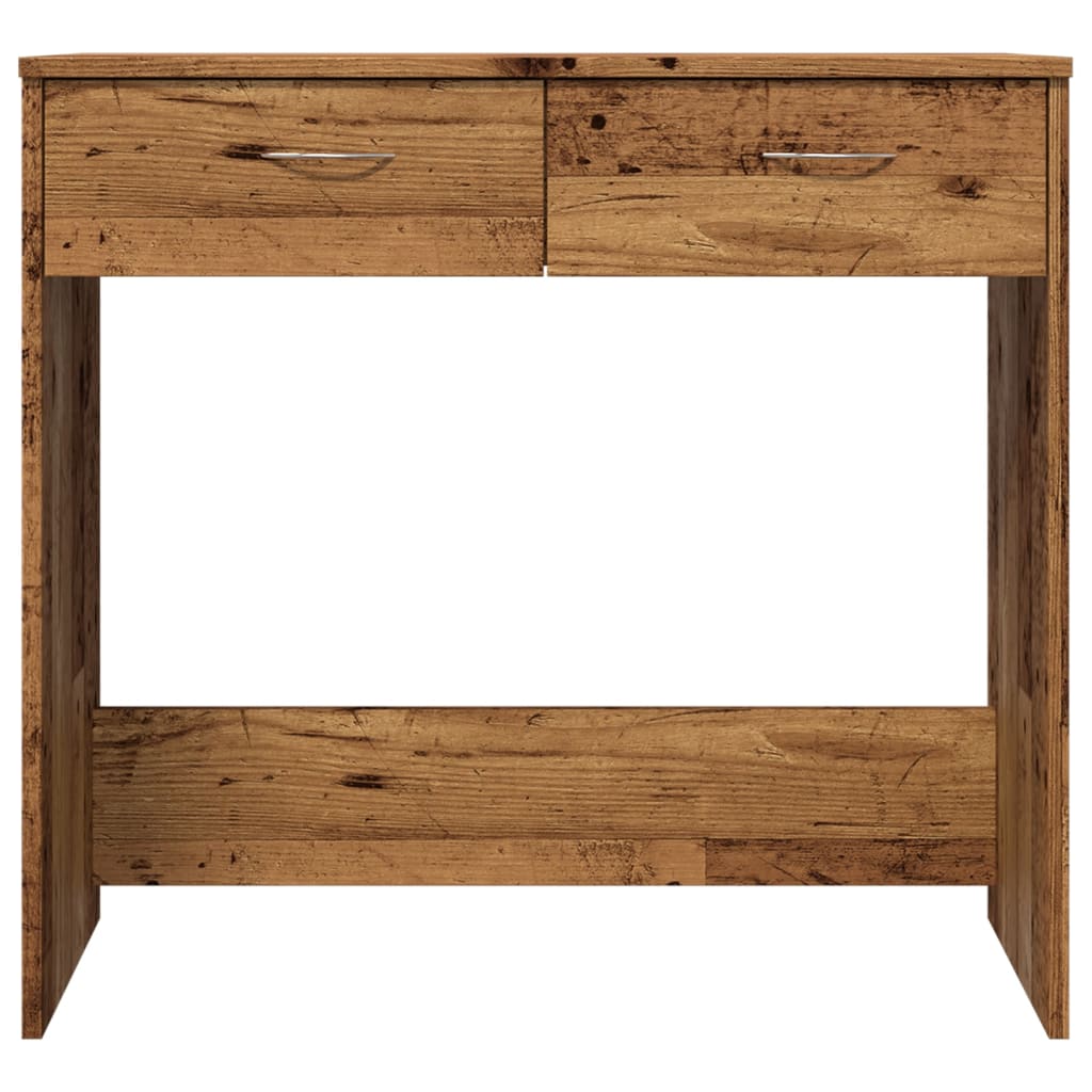 Scrivania Legno Antico 80x40x75 cm in Truciolato - homemem39