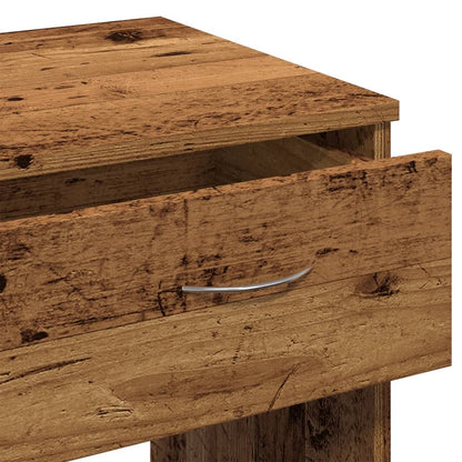 Scrivania Legno Antico 80x40x75 cm in Truciolato - homemem39