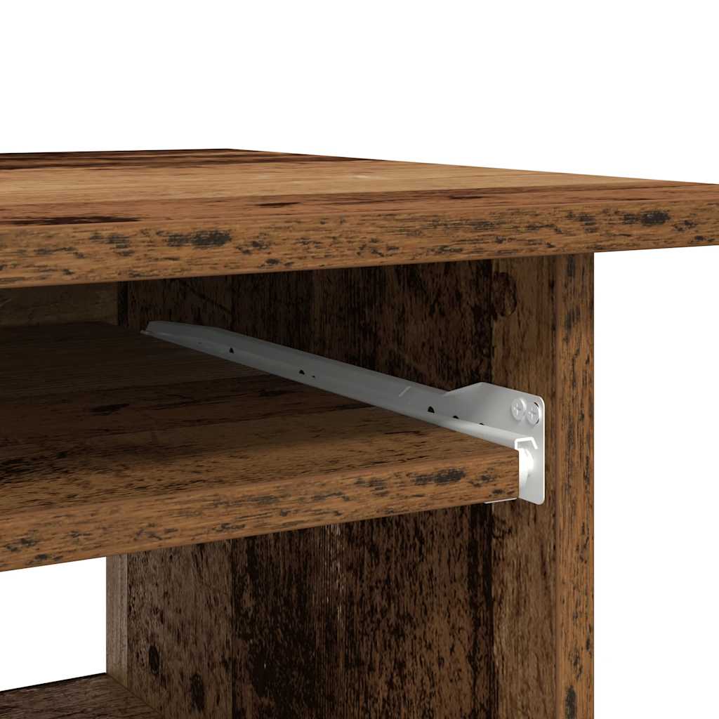 Scrivania Legno Antico 80x45x74 cm in Legno Multistrato - homemem39