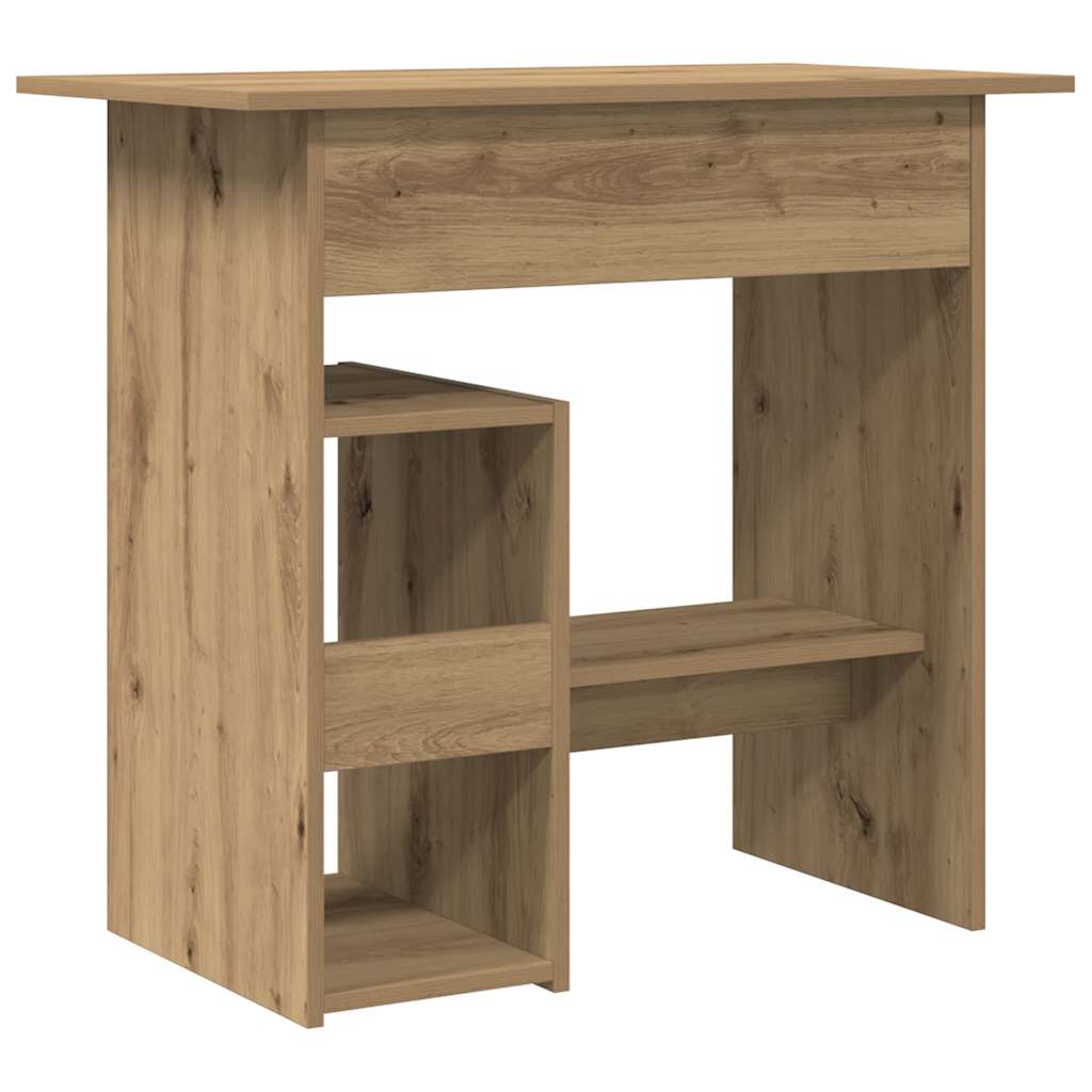 Scrivania Rovere Artigianale 80x45x74 cm in Legno Multistrato - homemem39